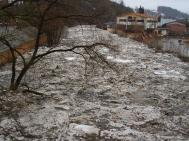 Risc de inundaii pe Bistria