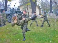 Militari pãziti de gardieni