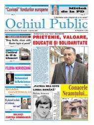 Ochiul Public, un sãptãmînal de... poveste