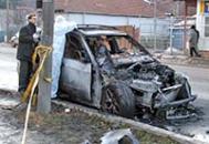 Ancheta n cazul BMW-ului distrus de foc bate pasul pe loc