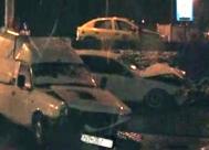Zbor cu BMW prin giratoriu