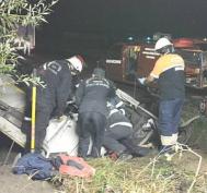 Accident teribil,  strivit n cabin