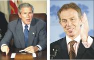 ªoc mondial: Bush ºi Blair ar fi discutat despre distrugerea televiziunii Al-Jazeera