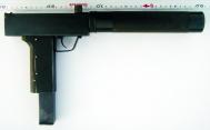 Arma atentatului, un pistol artizanal
