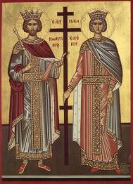 Cei �ntocmai cu Apostolii: Sfin�ii �mp�ra�i Constantin �i Elena