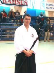 Daniel Ene este vicecampion european la aikido