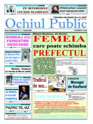 „Ochiul Public“, un sãptãmînal de... poveste