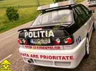 Masină de Politie „tunată“, vedetă la Salonul Auto