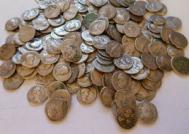Tezaur roman - 200   de monede de argint