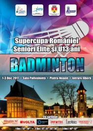 Supercupa la badminton, o premieră la Polivalentă